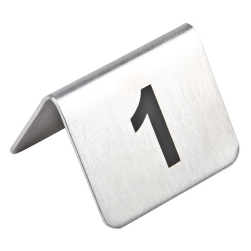 Stainless Steel Table Numbers 1-10 (Pack of 10)