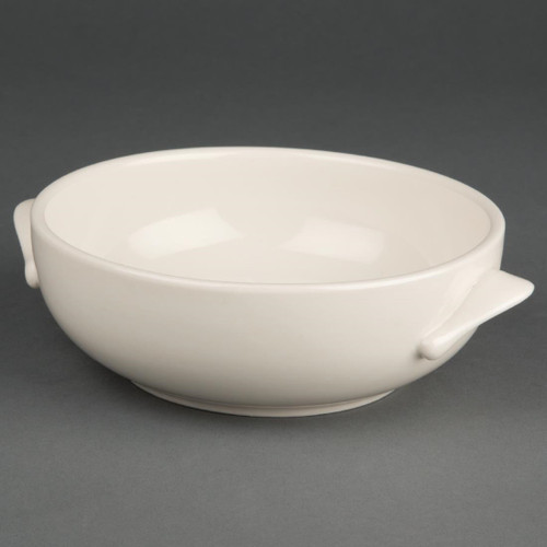 Olympia Ivory Handled Soup Bowls 425ml 15oz (Pack of 12)