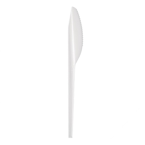 Fiesta Recyclable Plastic Knives White (Pack of 100)