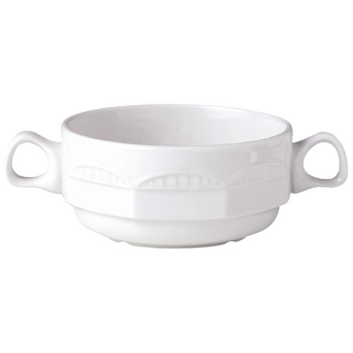 Steelite Monte Carlo White Soup Cups 285ml (Pack of 36)