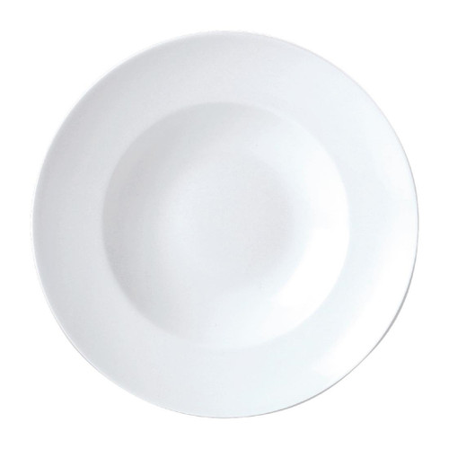 Steelite Simplicity Noveau Bowls White 41.5oz 270mm (Pack of 6)