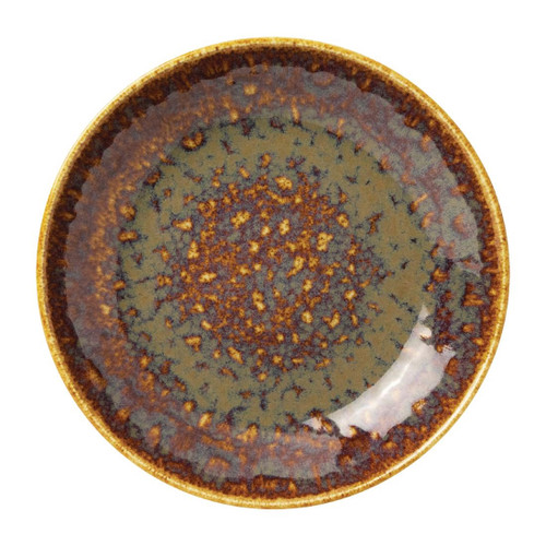 Steelite Vesuvius Coupe Bowls Amber 215mm (Pack of 12)