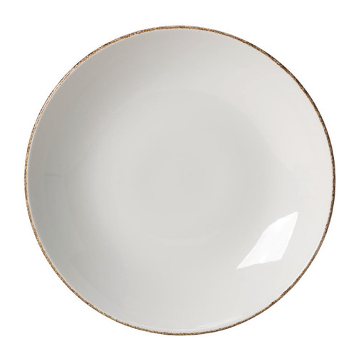 Steelite Brown Dapple Coupe Plates 230mm (Pack of 24)