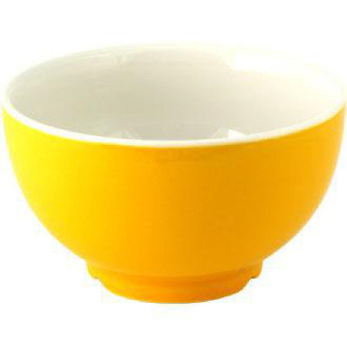 Churchill Snack Attack Soup Bowls Yellow 130mm (Pack of 6)