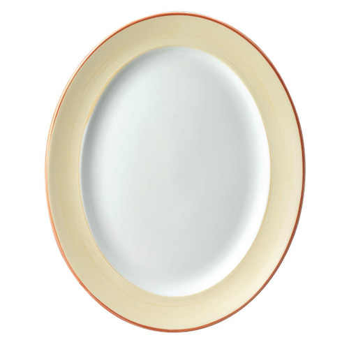 Churchill Sahara Oval Rimmed Plates 365mm (Pack of 6)