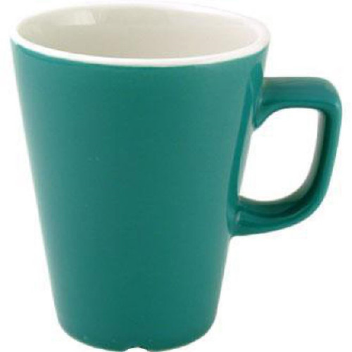 Churchill New Horizons Colour Glaze Cafe Latte Mugs Green 340ml (Pack of 12)