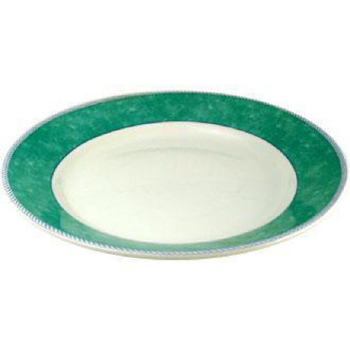 Churchill New Horizons Marble Border Mediterranean Dishes Green 280mm