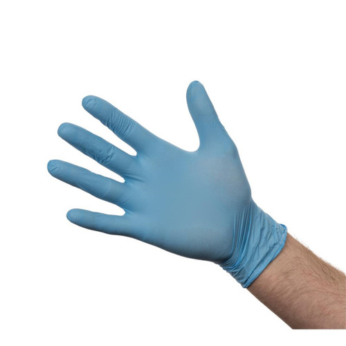 Powder-Free Nitrile Gloves Blue Small (Pack of 100)
