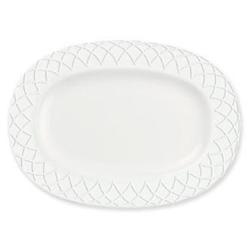 Churchill Alchemy Jardin Rimmed Oval Dishes 207mm (Pack of 12)
