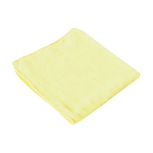 2Work Microfibre Cloth 400x400mm Yellow (Pack of 10) CNT01625