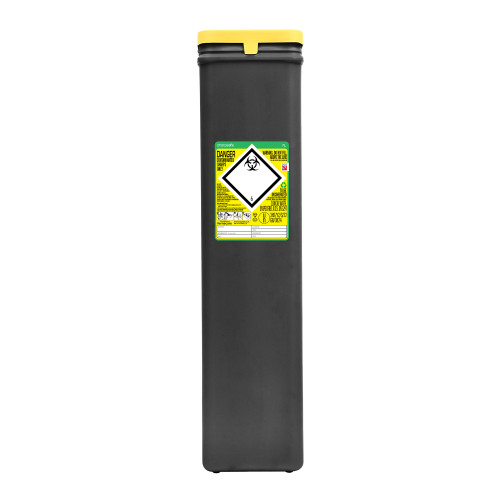 Sharpsafe® Sharps Container Bins Grey With Yellow Lid (7.5 L) (Pack of 20)