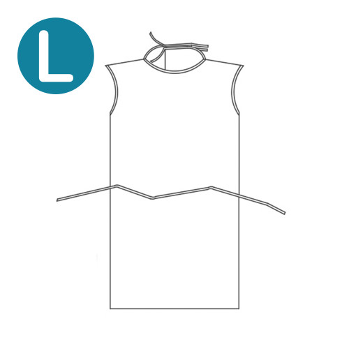 365 Sleeveless Patient Examination Gowns (Large) (Pack of 50) 365 Sleeveless Patient Examination Gowns (Large) (Pack of 50)