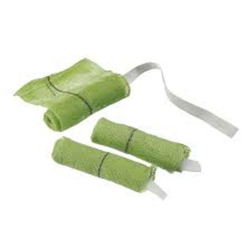 Detex™ Non-Sterile 4-Ply Throat Pack Swabs Green (Pack of 12)