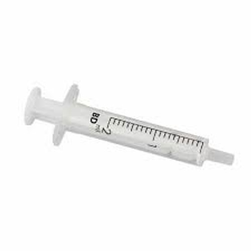 BD Discardit™ II Luer Slip Syringes With Concentric Tip 2 ml (Pack of 100)