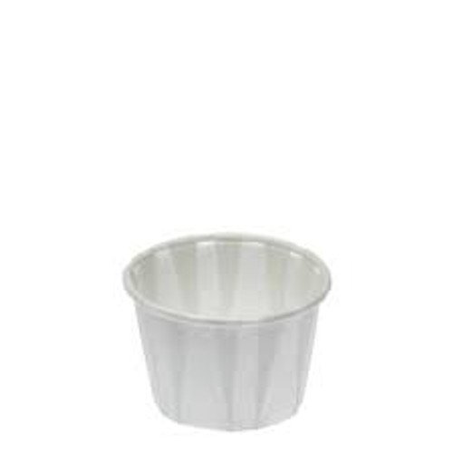 Pleated Paper Container F100 1 oz (Pack of 250)