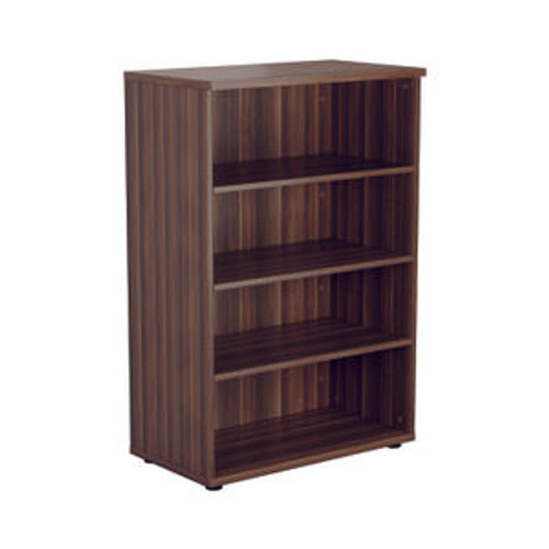Jemini Wooden Bookcase 800x450x1600mm Dark Walnut