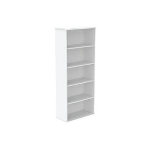 Astin Bookcase 4 Shelves 800x400x1980mm Arctic White