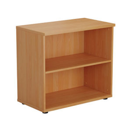 First 1 Shelf Wooden Bookcase 800x450x700mm Beech