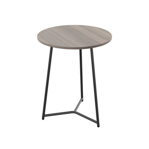 Jemini Trinity Mid Table 600x600x735mm Grey Oak/Black