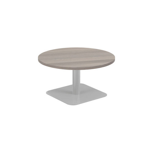 Jemini Origin 800mm Low Table Grey Oak/Silver Jemini Origin 800mm Low Table Grey Oak/Silver