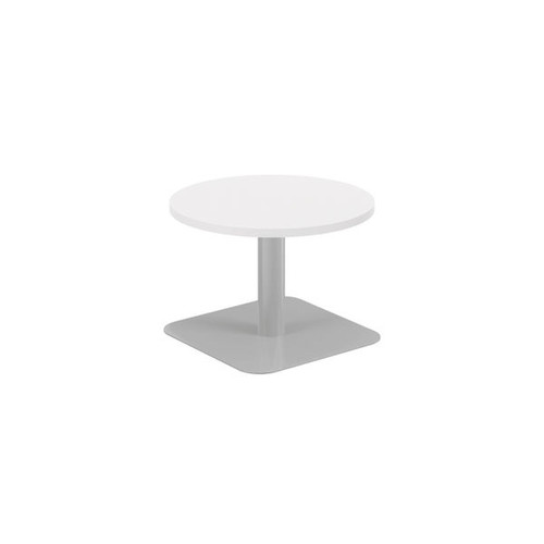 Jemini Origin 600mm Low Table White/Silver Jemini Origin 600mm Low Table White/Silver