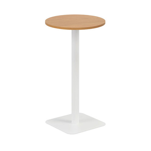 Jemini Origin 600mm High Table Nova Oak/White Jemini Origin 600mm High Table Nova Oak/White