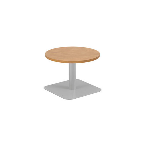 Jemini Origin 600mm Low Table Nova Oak/Silver Jemini Origin 600mm Low Table Nova Oak/Silver