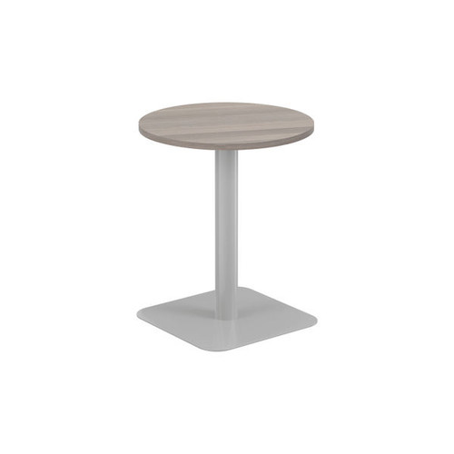 Jemini Origin 600mm Mid Table Grey Oak/Silver Jemini Origin 600mm Mid Table Grey Oak/Silver
