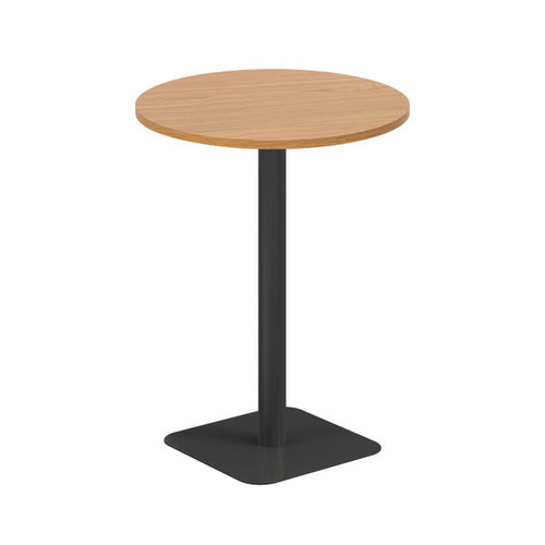Jemini Origin 800mm High Table Nova Oak/Black Jemini Origin 800mm High Table Nova Oak/Black
