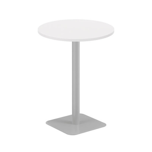 Jemini Origin 800mm High Table White/Silver Jemini Origin 800mm High Table White/Silver