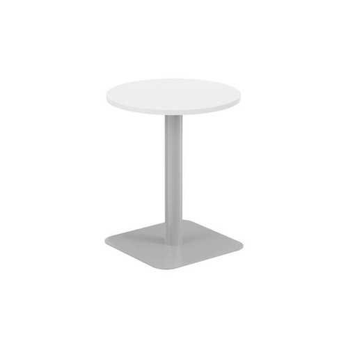 Jemini Origin 600mm Mid Table White/Silver Jemini Origin 600mm Mid Table White/Silver