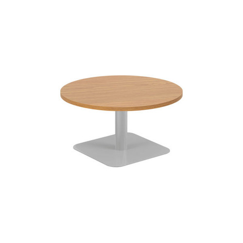 Jemini Origin 800mm Low Table Nova Oak/Silver Jemini Origin 800mm Low Table Nova Oak/Silver