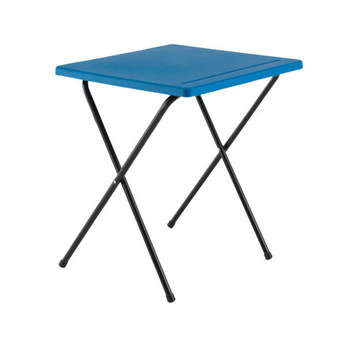Titan Folding Exam Desk 600x600x710mm Polypropylene Blue Titan Folding Exam Desk 600x600x710mm Polypropylene Blue