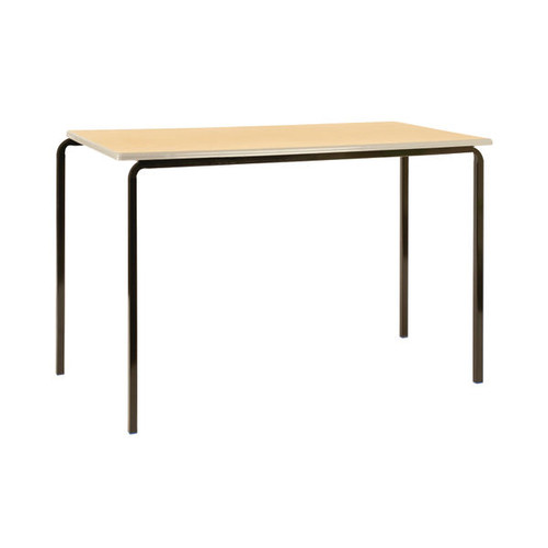 Jemini MDF Edged Classroom Table 1200x600x760mm Beech/Silver (Pack of 4)