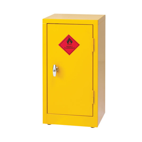Hazardous Substance Storage Cabinet 28X14X12 inch C/W 1 Shelf Yellow 188737 Hazardous Substance Storage Cabinet 28X14X12 inch C/W 1 Shelf Yellow 188737