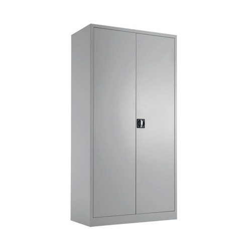 Talos Double Door Stationery Cupboard 920x420x1790mm Grey