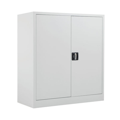 Talos Double Door Stationery Cupboard 920x420x1000mm White