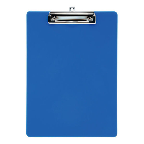 5 Star Office Clipboard Solid Plastic Durable with Rounded Corners A4  Blue 5 Star Office Clipboard Solid Plastic Durable with Rounded Corners A4  Blue