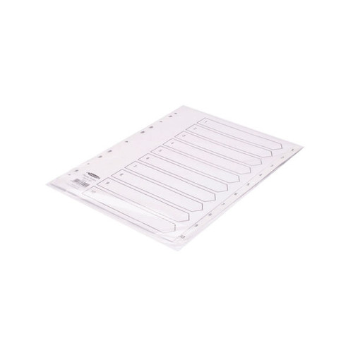 Concord 10-Part 1-10 Index Polypropylene A4 White 64101