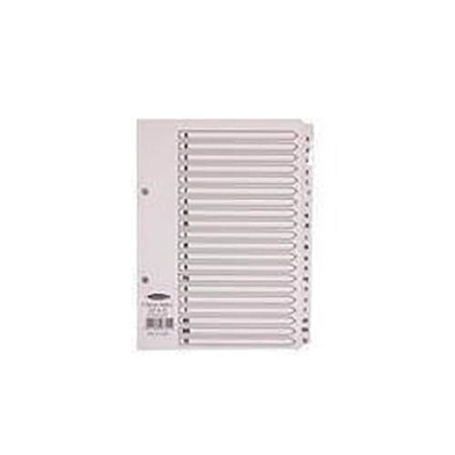 Concord Reinforced Index A-Z A5 White Board Mylar Tabs 07301/CS73 Concord Reinforced Index A-Z A5 White Board Mylar Tabs 07301/CS73