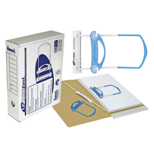 Arnos 3-Part File Fasteners Self Adhesive (Pack of 100) F502CB Arnos 3-Part File Fasteners Self Adhesive (Pack of 100) F502CB