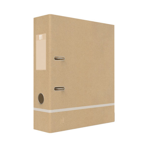 Oxford Touareg Lever Arch File 80mm Spine A4 Kraft Natural 400141471 Oxford Touareg Lever Arch File 80mm Spine A4 Kraft Natural 400141471