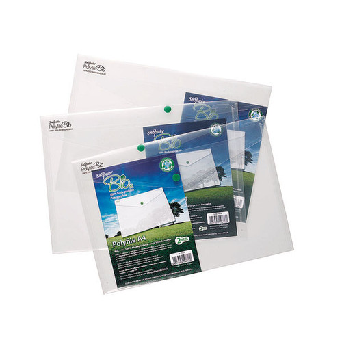 Snopake Bio Polyfile A4 Clear (Pack of 5) 15428 Snopake Bio Polyfile A4 Clear (Pack of 5) 15428