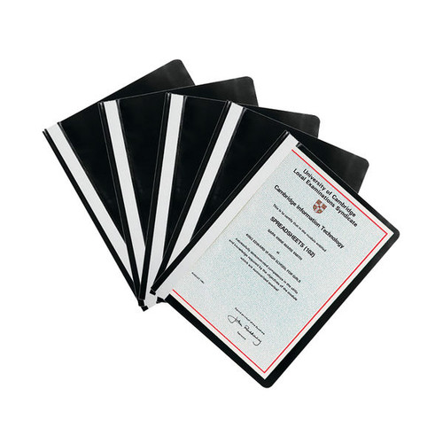 Q-Connect Project Folder A4 Black (Pack of 25) Q-Connect Project Folder A4 Black (Pack of 25)