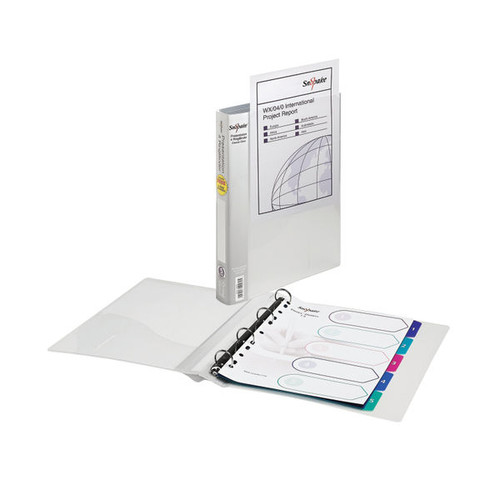Snopake Presentation 4 A4 Ring Binder 25mm Clear 13368 Snopake Presentation 4 A4 Ring Binder 25mm Clear 13368