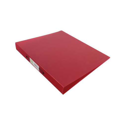 Q-Connect 2 Ring Binder Frosted A4 Red Q-Connect 2 Ring Binder Frosted A4 Red