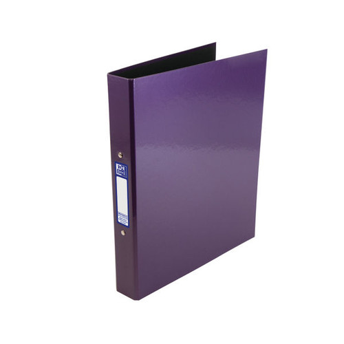 Oxford 25mm 2 O-Ring Binder Laminated A4 Plus Purple 400017758 Oxford 25mm 2 O-Ring Binder Laminated A4 Plus Purple 400017758