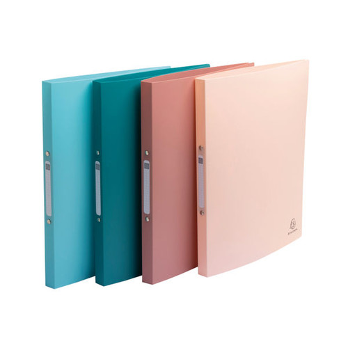 Exacompta Skandi Recycled Polypropylene Ring Binder Assorted (Pack of 4) 54270E Exacompta Skandi Recycled Polypropylene Ring Binder Assorted (Pack of 4) 54270E