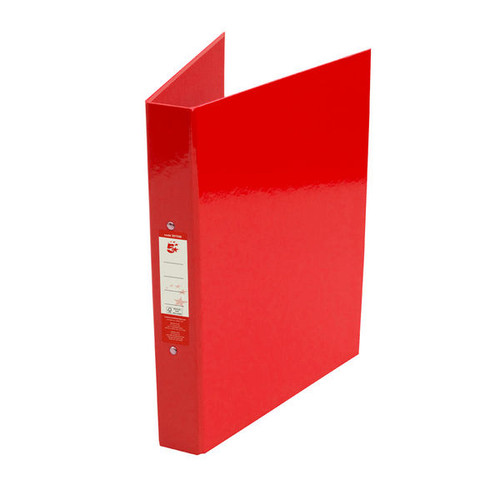 5 Star Office 2 O-Ring Binder A4 Red (Pack of 10) 5 Star Office 2 O-Ring Binder A4 Red (Pack of 10)