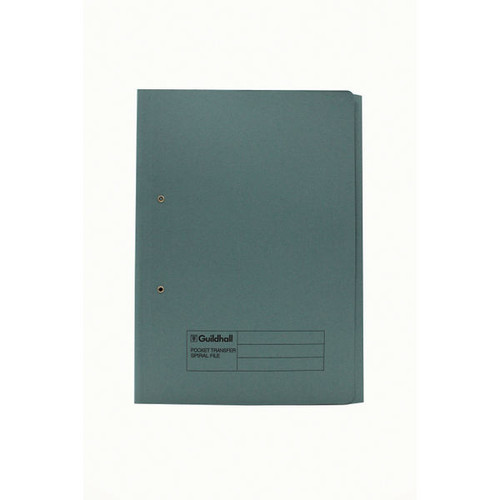 Exacompta Guildhall Right Hand Transfer Spiral Pocket File Foolscap Blue (Pack of 25) 211/9060Z Exacompta Guildhall Right Hand Transfer Spiral Pocket File Foolscap Blue (Pack of 25) 211/9060Z